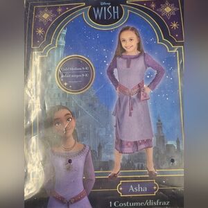 Disney Wish Asha Costume Children Medium 8-10